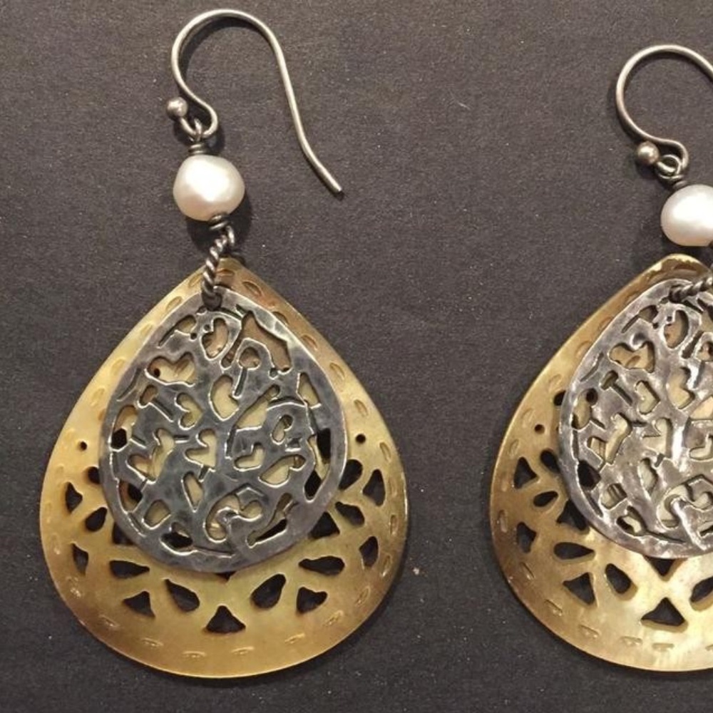 Retired Silpada Teardrop Earrings